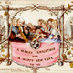The first Christmas card printed and sold in London in 1843.